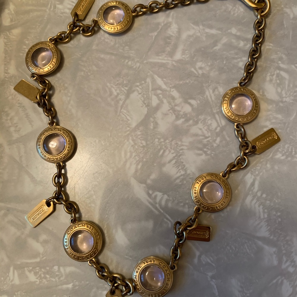 Coach necklace used  in good condition